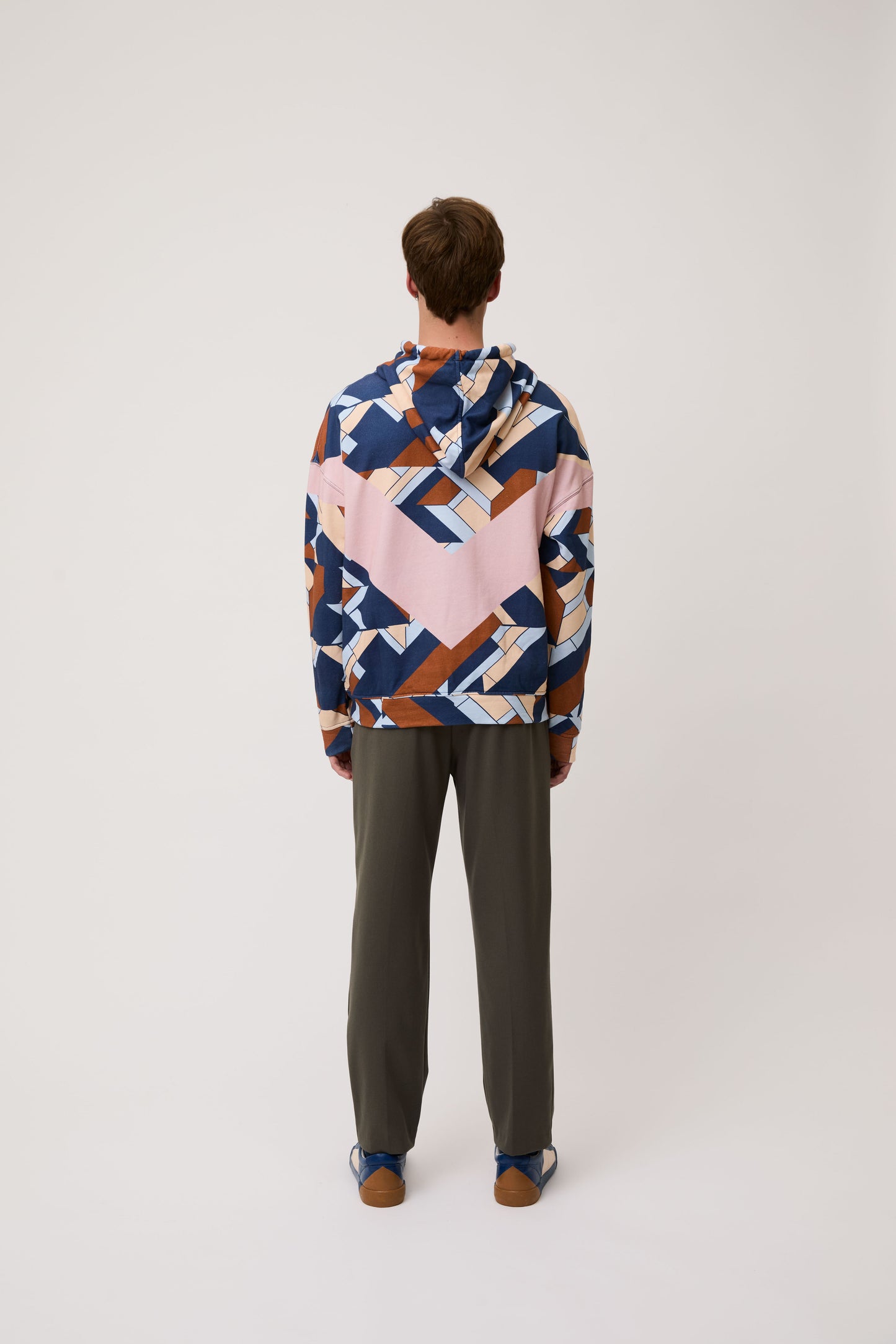 Scadi Geometric Front Logo Hoodie