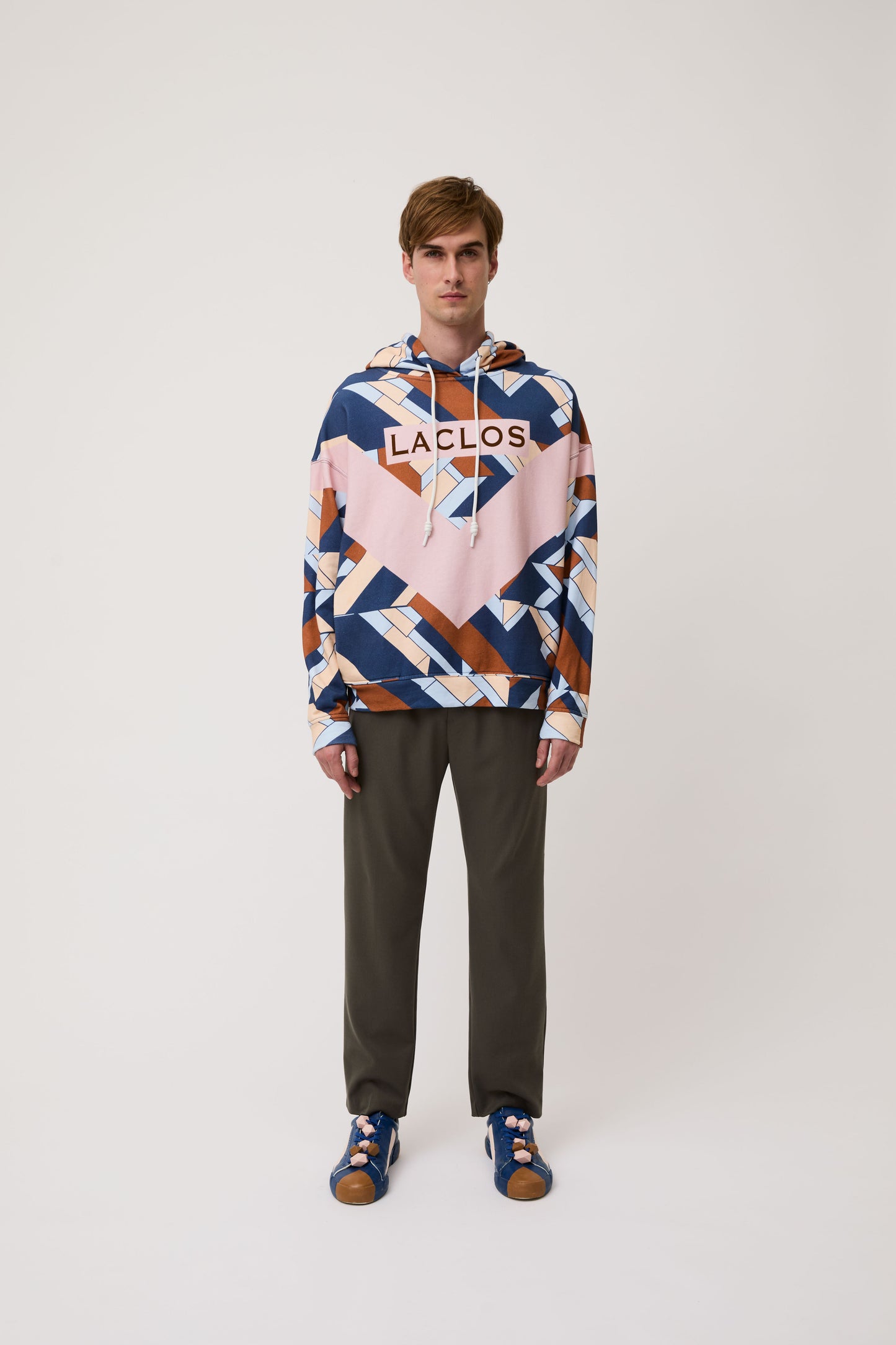 Scadi Geometric Front Logo Hoodie