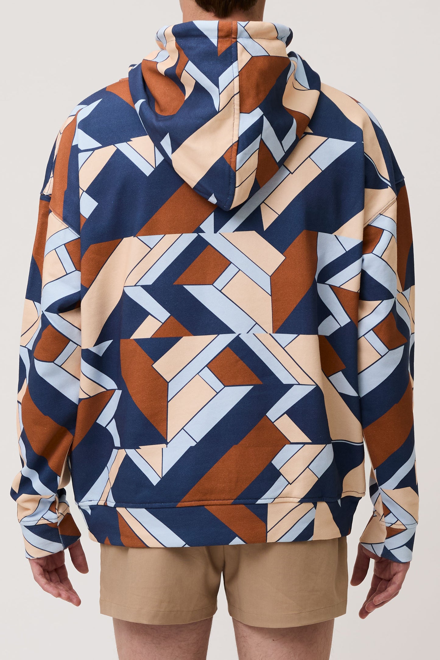 Scadi Geometric Front Logo Hoodie