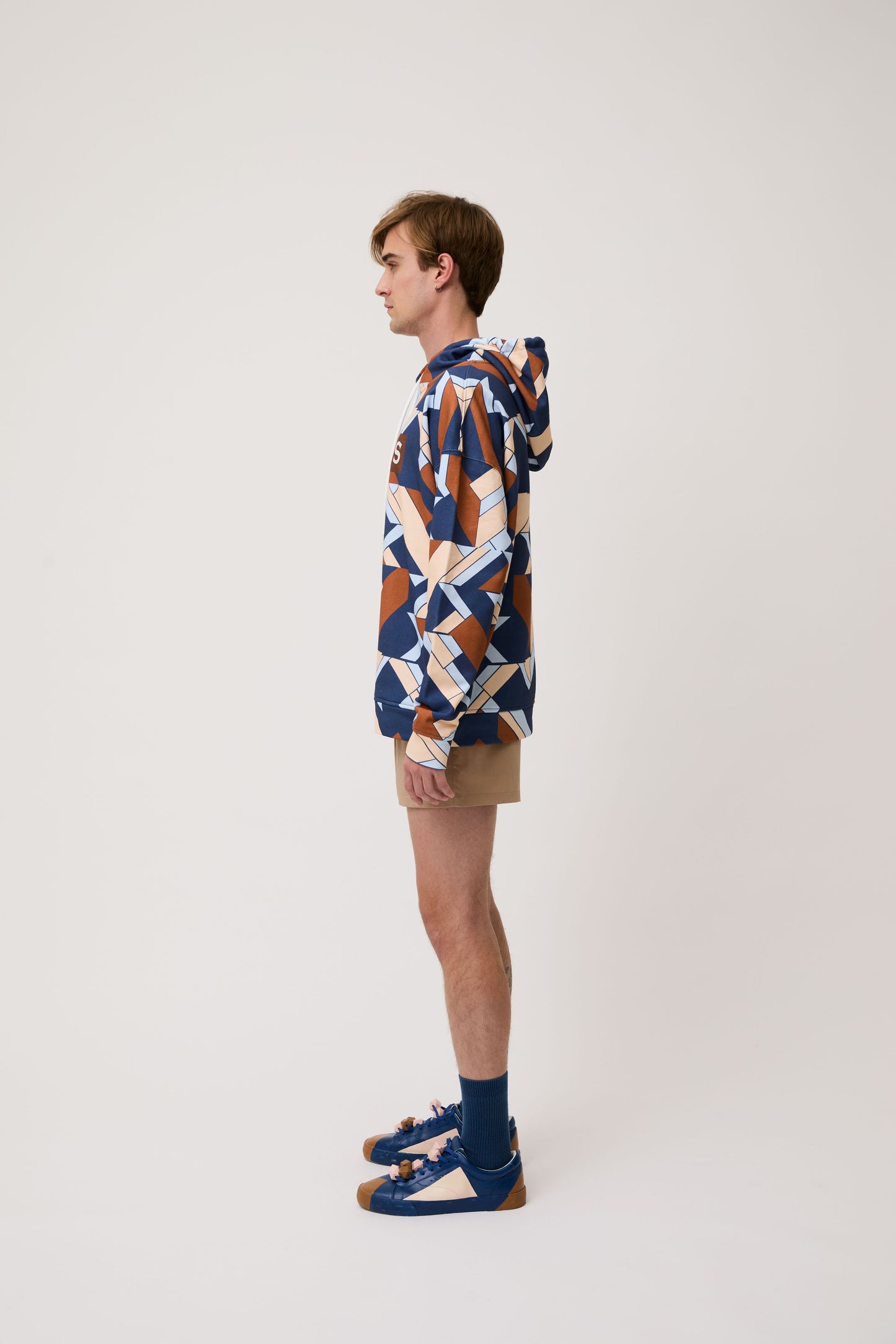 Scadi Geometric Front Logo Hoodie