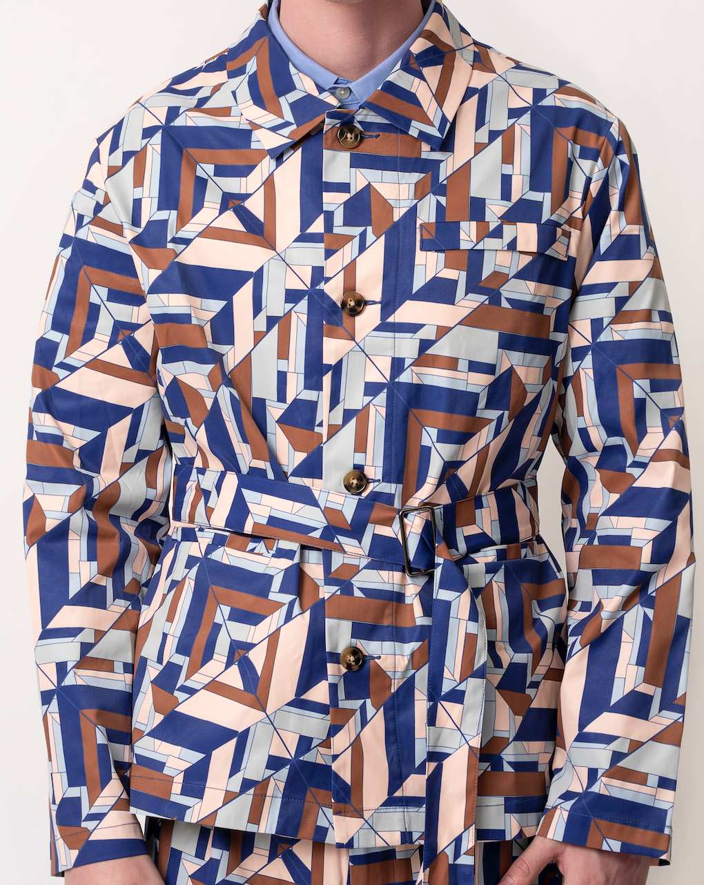 Laclos Paris, Menswear, pattern, art-deco, fashion, paris, fashion week, casualwear, streetwear, pants, jacket