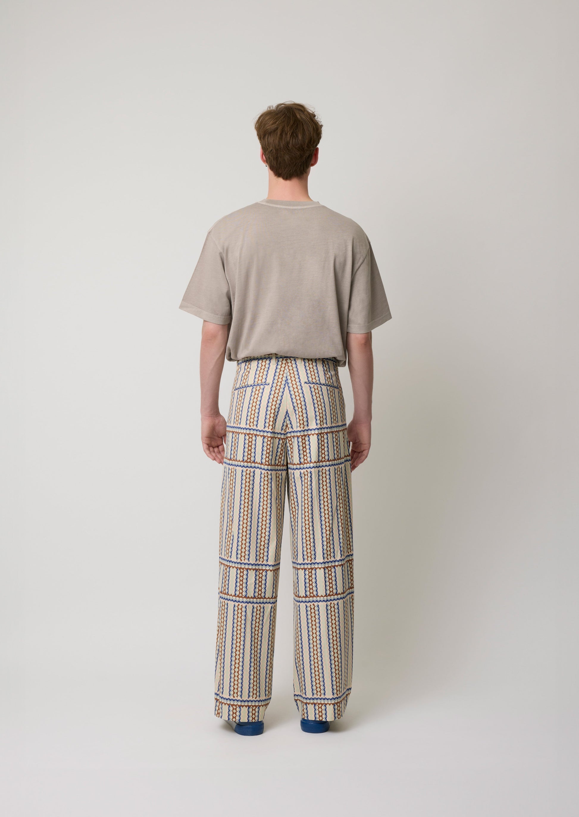 Laclos Paris, Menswear, geometric pattern, art-deco, fashion, paris, fashion week, casualwear, streetwear, pants