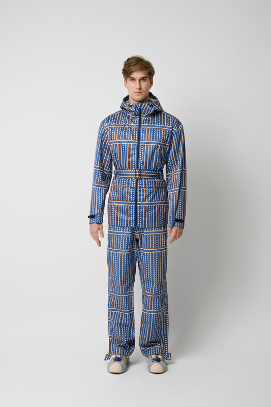 Laclos Paris, Menswear, pattern, art-deco, fashion, paris, fashion week, casualwear, streetwear, pants, jacket