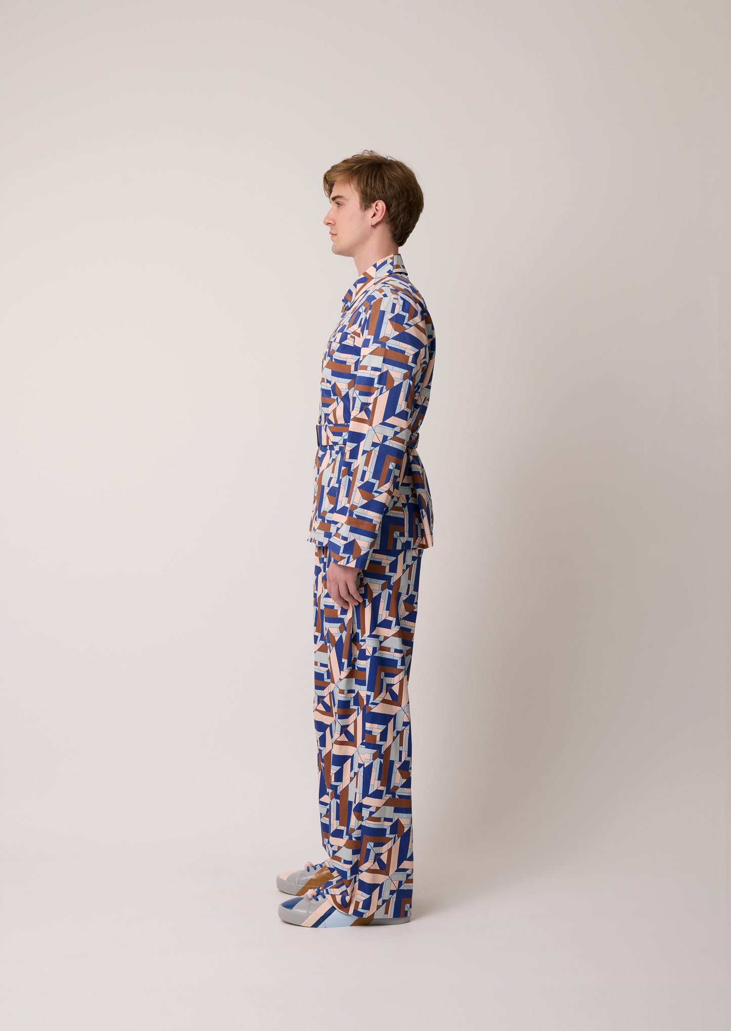 Laclos Paris, Menswear, pattern, art-deco, fashion, paris, fashion week, casualwear, streetwear, pants, jacket