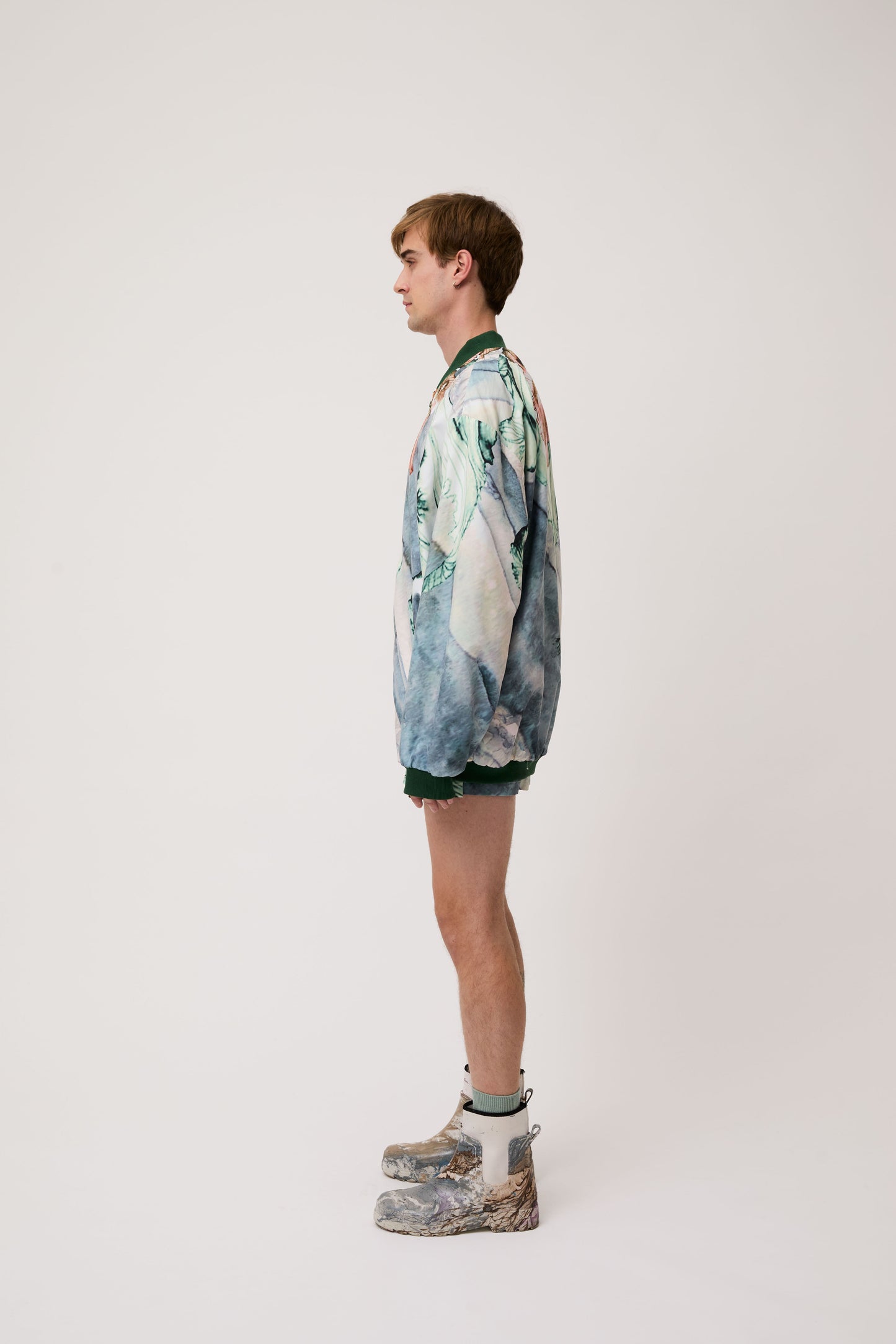 Forest Green Bloom Jacket