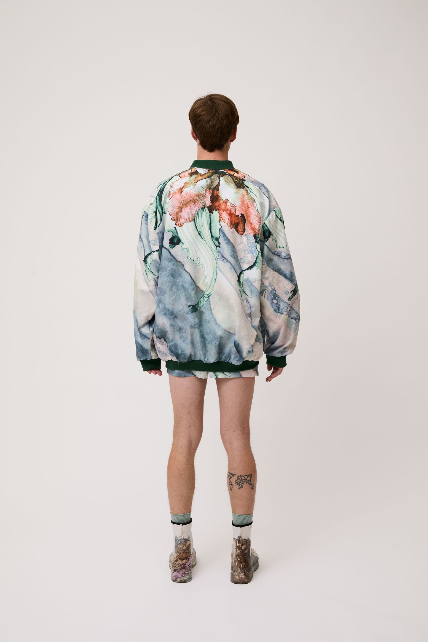 Forest Green Bloom Jacket