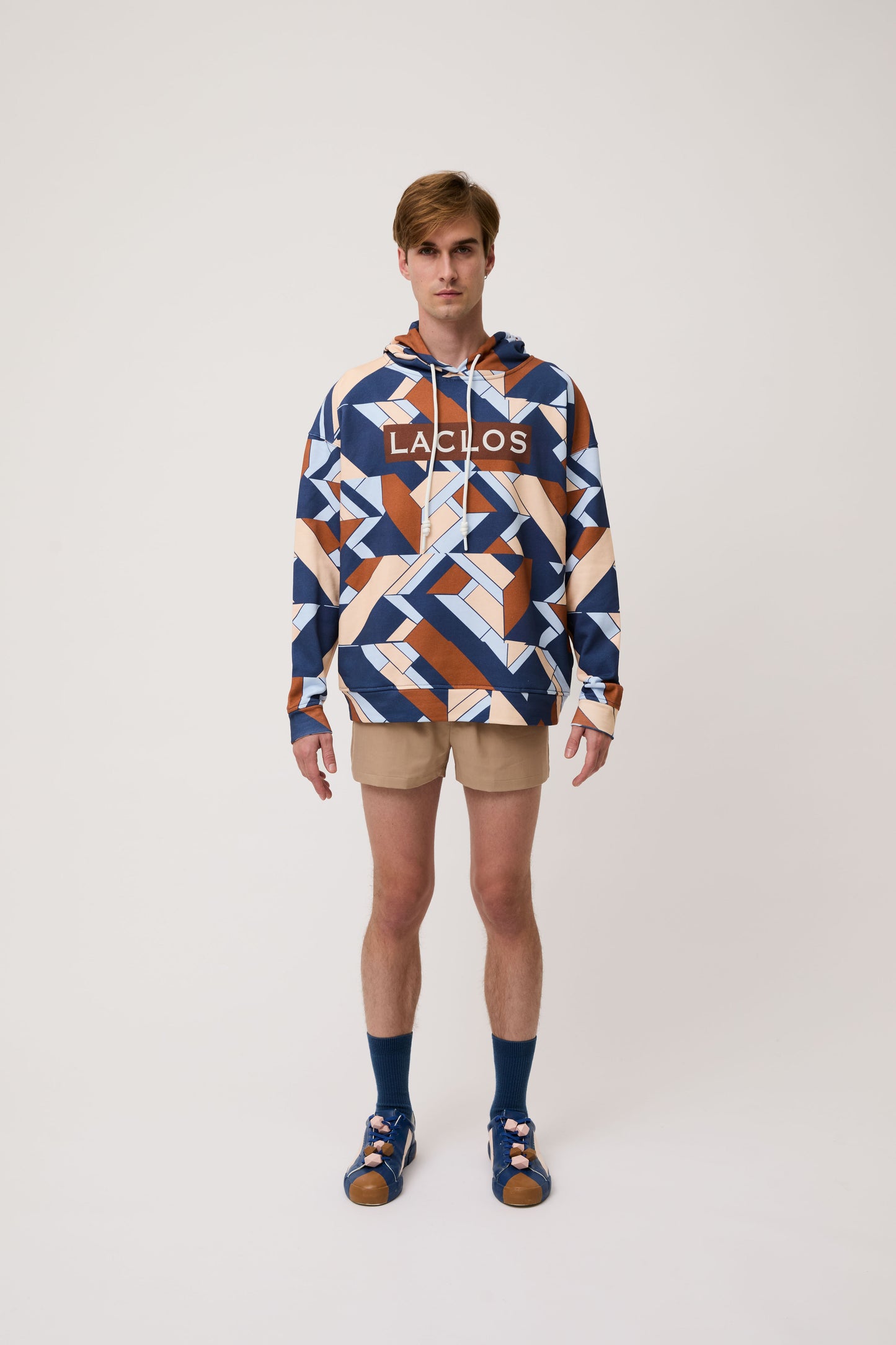 Scadi Geometric Front Logo Hoodie