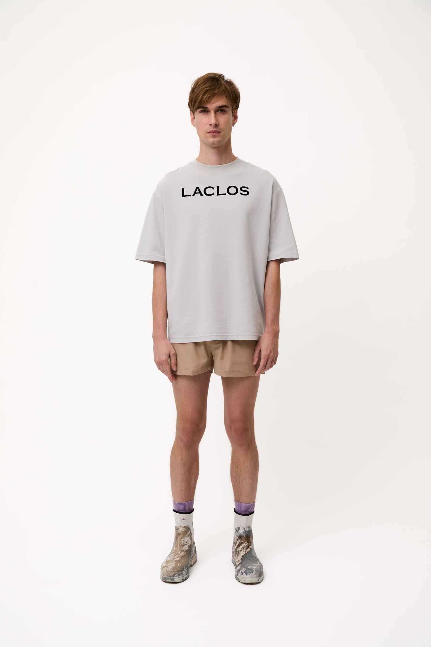 Grey Blue Bloom T-shirt